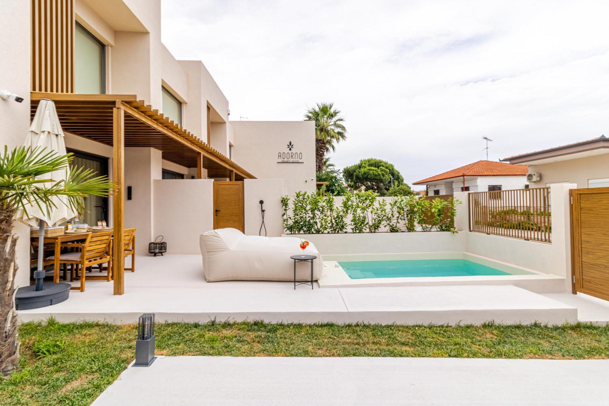 Adorno Private Suites Only Adults & Kids 12 Plus Vrasná Esterno foto