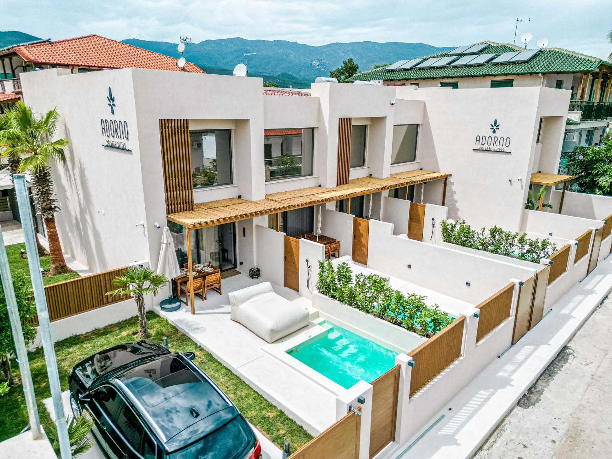 Adorno Private Suites Only Adults & Kids 12 Plus Vrasná Esterno foto