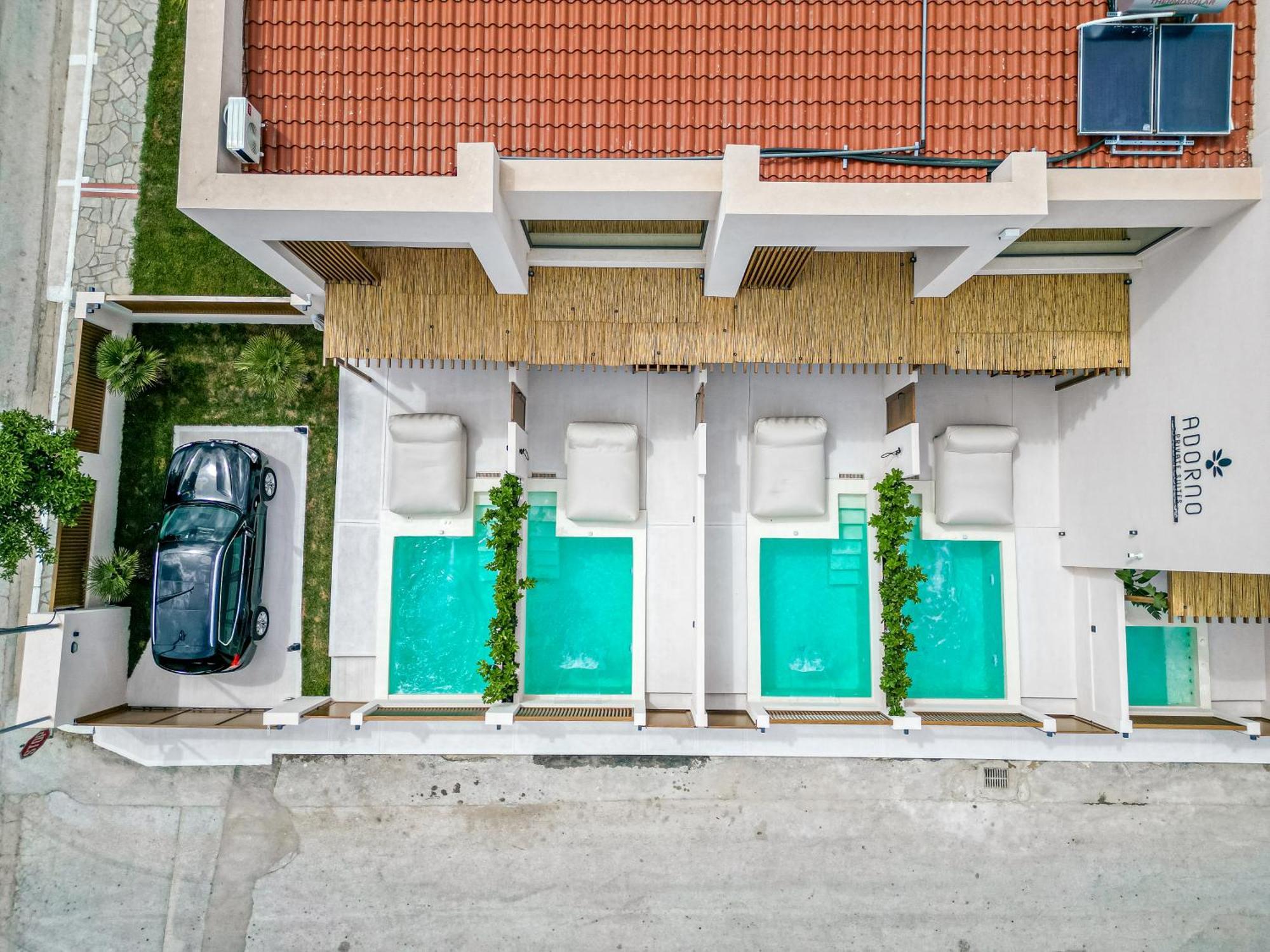 Adorno Private Suites Only Adults & Kids 12 Plus Vrasná Esterno foto