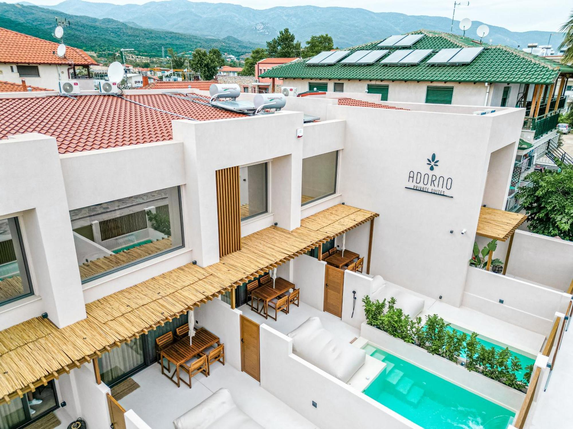 Adorno Private Suites Only Adults & Kids 12 Plus Vrasná Esterno foto