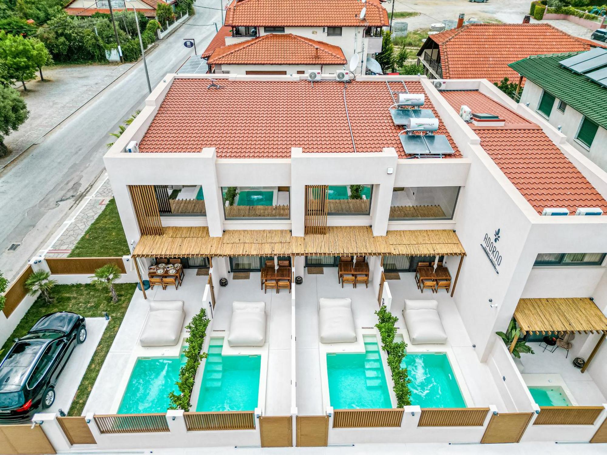 Adorno Private Suites Only Adults & Kids 12 Plus Vrasná Esterno foto