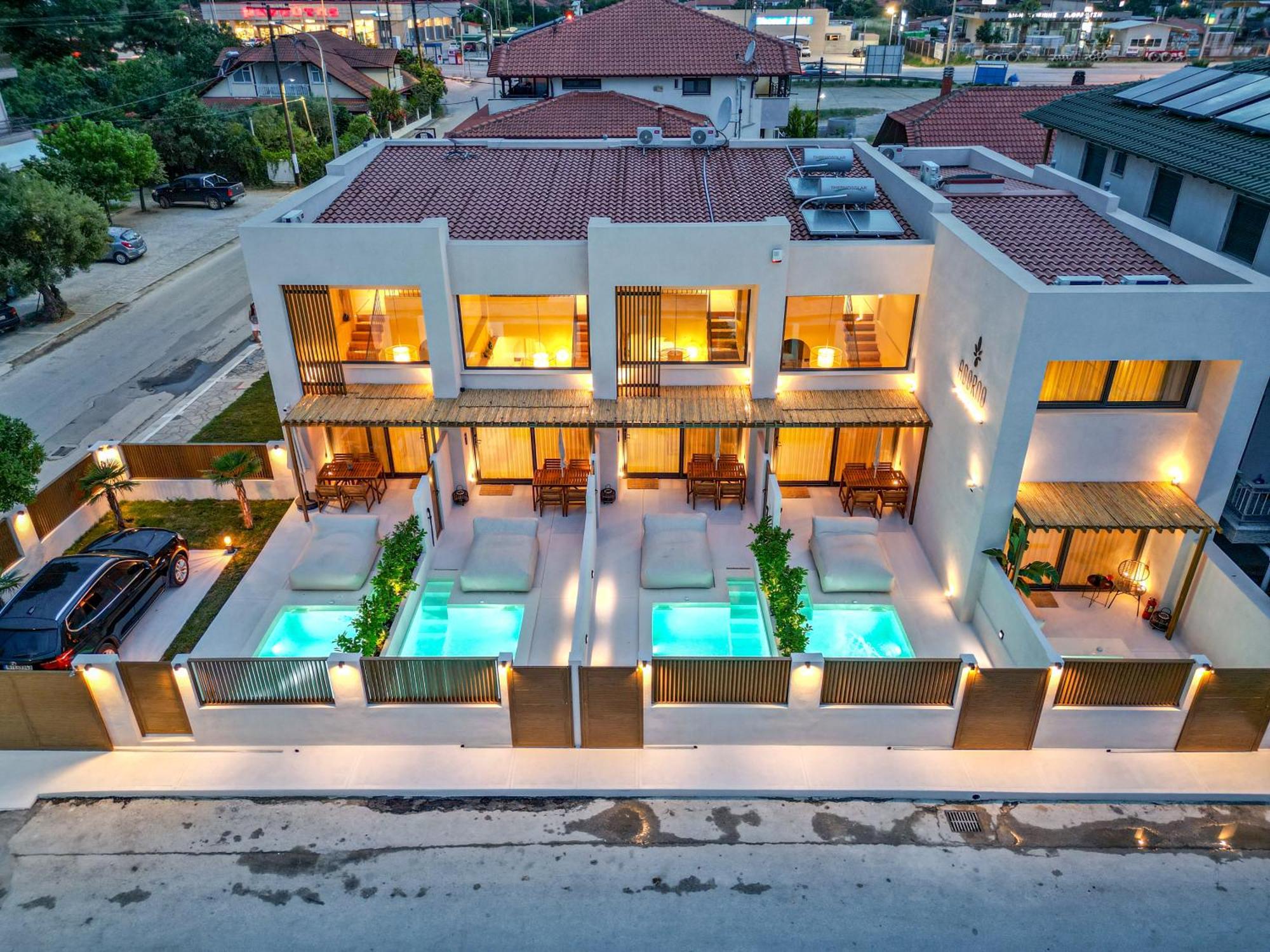 Adorno Private Suites Only Adults & Kids 12 Plus Vrasná Esterno foto